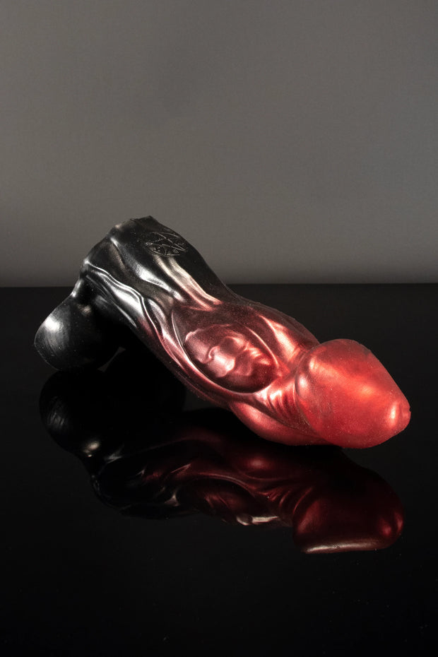 A product photo of a Bael Bull dildo by Twisted Beast.