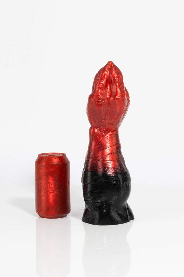 A medium size dragon claw dildo.