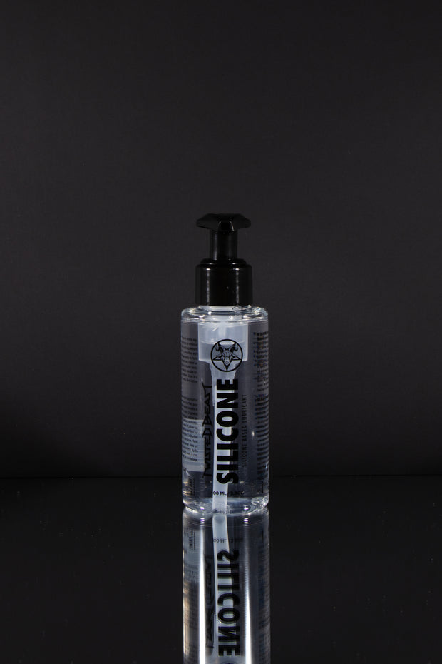 A 100ml bottle of Perfect Glide Silicone Lube.